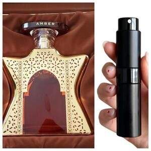 🆕 AMBER Dubai Bond No 9 Travel Purse Large Sample Fragrance Perfume Unisex 4 ml